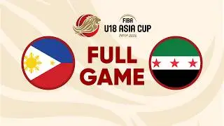 Qualification to Quarter-Finals | Philippines v Syria | Full Basketball Game | FIBA U18 AsiaCup 2026