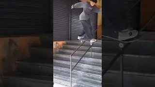 Backside lipslide in the streets 🚷 #skateboarding #backlip