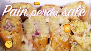 Pain perdu salé jambon-fromage 🥖 🧀