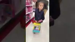 Cute GIRLS Goes TOY Shopping at TARGET Anchorage, Alaska #shorts #toy #alaska #cute #toys #viral