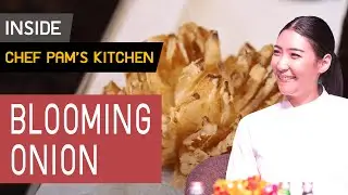 Inside Chef Pam Kitchen : Blooming Onion! หัวหอมทอดธรรมดาที่ไม่ธรรมดา