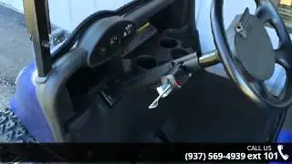 2012 E-Z-GO RXV Electric Blue Golf Car Cart - Power Equip...