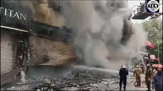 Major fire breaks out at Delhi's Lajpat Nagar market, 15 fire tenders rushed to the spot