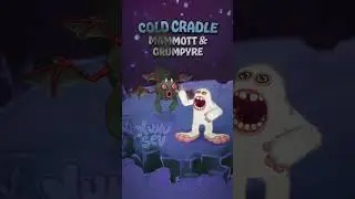 Mammott and Grumpyre on Cold Cradle ❄️ (animated) #mysingingmonsters #msm #fanmade