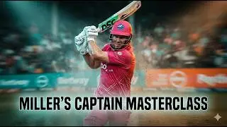 David Miller&rsquo;s 71 Shocks Sunrisers | Royals Win SA20 Thriller*