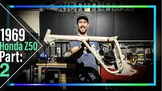 Honda Z50 Mini Trail Restoration | Part 2: Repairing the Frame