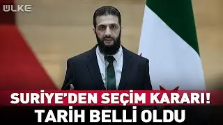 Suriye'de Se&ccedil;im Kararı! Tarih Belli Oldu #haber