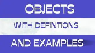 Types of Object in English with Definitions and Examples