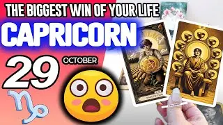 Capricorn ♑️IT&rsquo;S COMING❗🤩THE BIGGEST WIN OF YOUR LIFE❗💸 horoscope for today OCTOBER 29 2025 ♑️ tarot