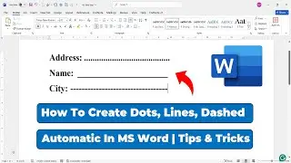 Как автоматически создавать точки, линии и пунктирные линии в MS Word: советы и рекомендации