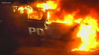 'I would have been burned alive': Texas sergeant discusses escaping fiery highway crash