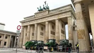 Bauern-Protest in Berlin: 10.000 Landwirte hupen gegen Ampel-Kurs
