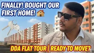 DDA Narela Flat Purchase Kiya 🏠 | First Time Apna Ghar Dekha | DDA Flats Vlog