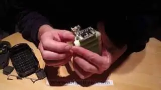 A look inside a Ryobi 1.3Ah 18V lithium battery pack.