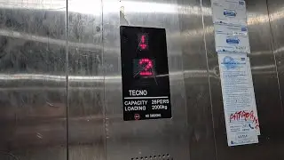 2x Tecno service MRL Traction elevators at Cocor Shopping Center in Bucharest, Romania