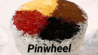 ASMR!! Stylized Mud PinWheel Clay Pot Dry & 💦 Crumbling#satisfying