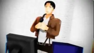 【MMD】Shingeki No Kyojin - Marco trying to sing