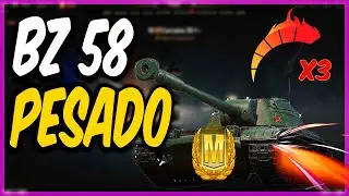 BZ 58 Pesado chino tier 7 // World of tanks // Sir8j Tips No tenia Voz
