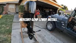 Mercury 60 hp lower unit install