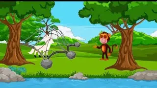 चालाक लोमड़ी और समझदार बंदर! 🦊🐵 | Funny Story