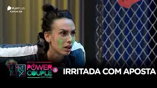 Clara completa prova e se irrita com aposta de André