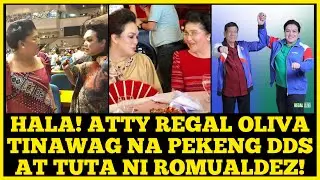 REGAL OLIVA TINAWAG NA PEKENG DDS AT TUTA NI ROMUALDEZ NG MGA DDS