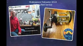 Shakespeare Tidewater 30LA Saltwater Fishing Reel How to service