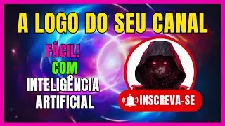 Como Criar uma Logo para o seu Canal Dark usando IA + Canva - Playground AI