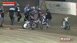 Раунд 1 - Заезд 2 на трассе Connor Penhall Memorial Cup Speedway 2022 #авария