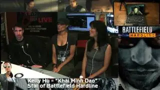 Kelly Hu plays Battlefield Hardline w/ Alicia Marie!