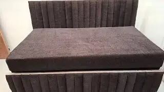 Cumbed Sofa 🛋 ## Bedback 🛌 Design #Making process 24k ##sofamaking ##