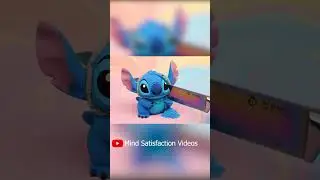 Stitch Kinetic Sand  #shorts #asmr #satisfying #stitch