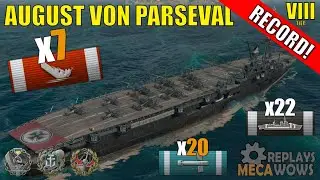 August von Parseval 7 Kills & 176k Damage | World of Warships Gameplay