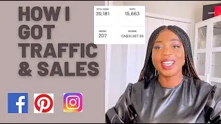 How I Get Traffic And Sales on My Website (Fast), Grow Your Small Business, Entrepreneur Life