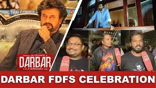 DARBAR FDFS: Rajini Fans Vera Celebrations | Superstar Rajinikanth | Nayanthara | Anirudh