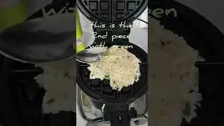 To make a fry rice with waffle maker