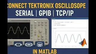 Connect Tektronix Oscilloscope to MATLAB | Serial, GPIB & TCP/IP Tutorial