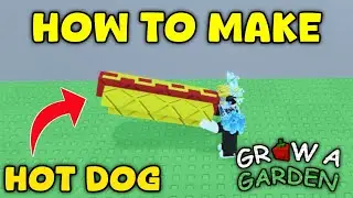 How To Make Hot Dog In Grow A Garden | Hot Dog Recipe In Grow A Garden | Roblox