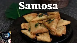 Mini Samosa|Tea Kadai Samosa|How to make samosa|Potato Samosa|Cooking Yummy