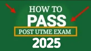 ПОСЛЕ UTME 2025: как легко сдать экзамен Post UTME 2025 и ПОЛУЧИТЬ ПОСТУПЛЕНИЕ!