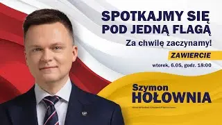 Spotkanie otwarte z Szymonem Hołownią w Zawierciu (06.05.2025)