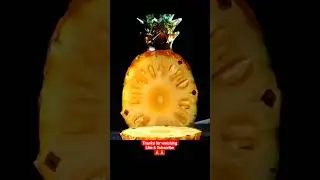 Pineapple ASMR 🍍#pineapple #pineapplepeople #shortvideo #trendingshorts #ai #aiasmr