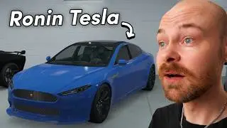 RY&Ouml;STET&Auml;&Auml;N KAUPPA RONI BACKIN TESLALLA