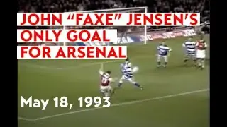 John 'Faxe' Jensen's Only Goal for #Arsenal - May 18, 1993
