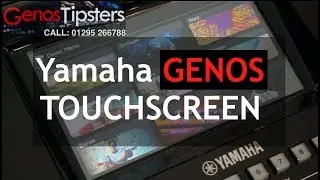 Использование сенсорного экрана Yamaha GENOS