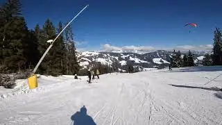 Afdaling Westendorf naar Brixen im Thale CampingWelt 27 februari 2022 (4K) Kandlerafdaling