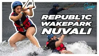 Republic Wakepark Nuvali! Learning to Wakeboard!