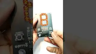 How To Make 7 Segment LED Counter Circuit | Number Display LED Circuit #jlcpcb
