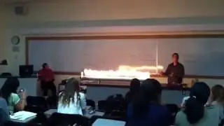 Physics Demo -- Fire & Sound Waves