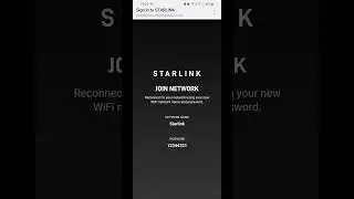 Starlink 📡 initial wi-fi setup. Setting up my new Starlink for the first time. #starlink #wifi
